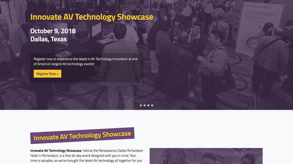 Ford AV Showcase Landing Page