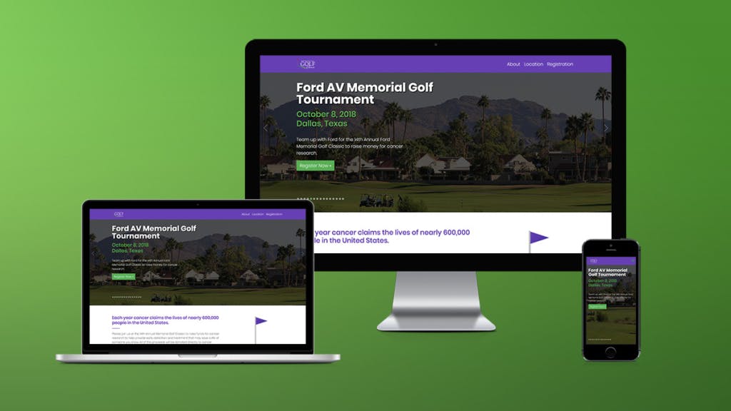 Ford AV Memorial Golf Tournament responsive set